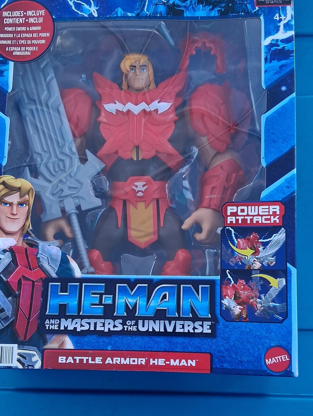 Mattel He-Man Action Figure - Red and Gold Armor